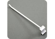 legatoria Gancio espositivo ad incastro, per blister forati, 150mm BIANCO, fissaggio ad incastro leg1188