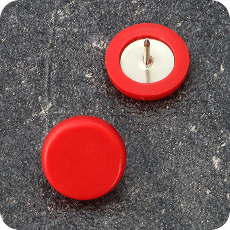 legatoria Puntina per poster, diametro 15mm ROSSO.