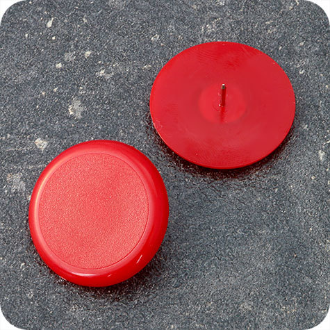 legatoria Puntina per poster, diametro 30mm ROSSO.