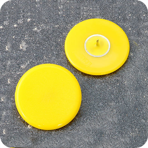 legatoria Puntina per poster, diametro 30mm GIALLO.