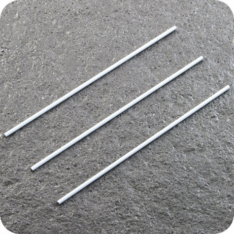 legatoria Appendino calendari. 88mm BIANCO dritto, spessore 2mm, lunghezza 88mm.