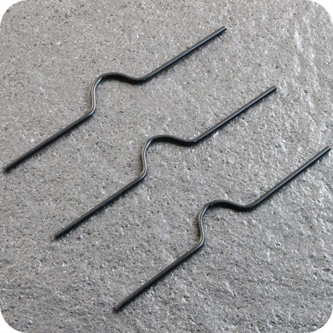 legatoria Appendino calendari, 102mm, NERO con mezzaluna NORMALE (alta 10mm), lunghezza 100mm, spessore 2mm.