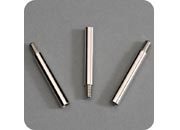 legatoria Prolunghe nichelate viti sepolte 30mm Lunghezza 30 mm, diametro esterno 5mm, filettatura maschio e femmina 4ma leg1360