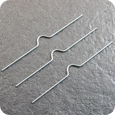 legatoria Appendino calendari, 150mm, ARGENTO con mezzaluna NORMALE (alta 10mm), lunghezza 150mm, spessore 2mm.