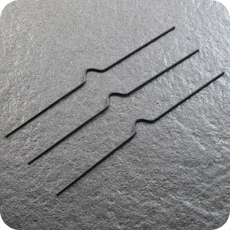 legatoria Appendino calendari, 200mm, NERO con mezzaluna NORMALE (alta 10mm), lunghezza 200mm, spessore 2mm.