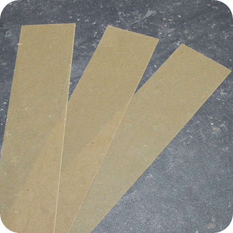 legatoria Carta paraffinata lubrificante punte trapano in strisce da 296x65mm, .