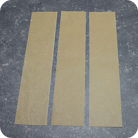 legatoria Carta paraffinata lubrificante punte trapano in strisce da 296x65mm, .