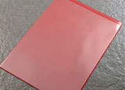 legatoria Busta magnetica, A4, .Aperta sul lato corto ROSSO. 315x217mm. Con striscia magnetica. Lato superiore In PVC trasparente morbido da 250 micron. Lato inferiore in PVC rossoda 300 micron LEG1515