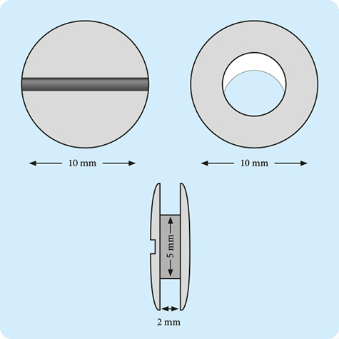 legatoria Viti sepolte rilegatura verniciate 2mm BIANCO, in metallo verniciato, lunghezza mm 2. Testa diametro 10mm, tubetto diametro 5mm, una testa fissa ed una mobile. Per lunghezza, si intende la distanza INTERNA tra le due teste, che corrisponde allo spessore del volume da rilegare.