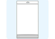 legatoria Sacchetto in polipropilene (OPP) 215x310mm TRASPARENTE, in polipropilene (OPP) da 30 micron, con patella da 30mm e banda autoadesiva di chiusura sul lato corto. Con foro euro sul lato superiore per appensione LEG1558