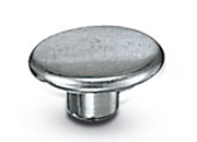 legatoria Testa di rivetto a doppia testa, diametro 9mm NICHELATA, testa superiore diametro 9mm, testa piana LEG1570