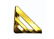 legatoria Angolino metallico ottone antico 16mm per lato, protegge copertine spesse fino a 2,5mm smm249
