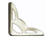 legatoria Angolino metallico brunito 35mm per lato, protegge copertine spesse fino a 5,5mm smm245