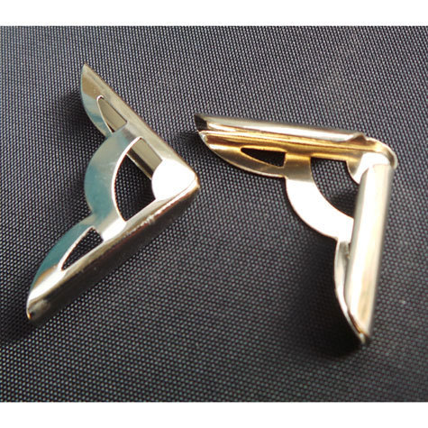 legatoria Angolino metallico bianco 35mm per lato, protegge copertine spesse fino a 5,5mm.