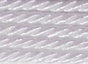 legatoria Cordone a 3 capi ritorto, spessore 10mm Bianco, tinta unita, Cordoncino ideale per abbellimenti in campo sartoriale e il confezionamento di bomboniere, men, libretti matrimonio. Prodotto italiano, MADE IN ITALY.