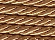 legatoria Cordone a 3 capi ritorto, spessore 7mm Corda, tinta unita, Cordoncino ideale per abbellimenti in campo sartoriale e il confezionamento di bomboniere, men, libretti matrimonio. Prodotto italiano, MADE IN ITALY.