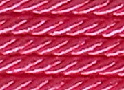 legatoria Cordone a 3 capi ritorto, spessore 10mm Pesca, tinta unita, Cordoncino ideale per abbellimenti in campo sartoriale e il confezionamento di bomboniere, men, libretti matrimonio. Prodotto italiano, MADE IN ITALY.