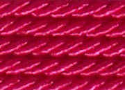 legatoria Cordone a 3 capi ritorto, spessore 3mm Lampone, tinta unita, Cordoncino ideale per abbellimenti in campo sartoriale e il confezionamento di bomboniere, men, libretti matrimonio. Prodotto italiano, MADE IN ITALY.