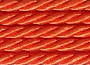 legatoria Cordoncino 2mm, ARANCIONE a 3 capi, spessore 2 mm, doppio ritorto, in poliestere. Cordoncino ideale per abbellimenti in campo cartotecnico e per il confezionamento di men, libretti matrimonio, bomboniere. .