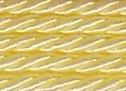 legatoria Cordone a 3 capi ritorto, spessore 6mm Giallino, tinta unita, Cordoncino ideale per abbellimenti in campo sartoriale e il confezionamento di bomboniere, men, libretti matrimonio. Prodotto italiano, MADE IN ITALY.