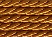 legatoria Cordone a 3 capi ritorto, spessore 6mm Nocciola, tinta unita, Cordoncino ideale per abbellimenti in campo sartoriale e il confezionamento di bomboniere, men, libretti matrimonio. Prodotto italiano, MADE IN ITALY.