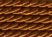 legatoria Cordone a 3 capi ritorto, spessore 7mm Cognac, tinta unita, Cordoncino ideale per abbellimenti in campo sartoriale e il confezionamento di bomboniere, men, libretti matrimonio. Prodotto italiano, MADE IN ITALY.