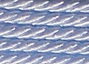 legatoria Cordone a 3 capi ritorto, spessore 7mm Cielo, tinta unita, Cordoncino ideale per abbellimenti in campo sartoriale e il confezionamento di bomboniere, men, libretti matrimonio. Prodotto italiano, MADE IN ITALY.