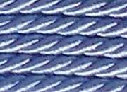 legatoria Cordone a 3 capi ritorto, spessore 4mm Fiordo, tinta unita, Cordoncino ideale per abbellimenti in campo sartoriale e il confezionamento di bomboniere, men, libretti matrimonio. Prodotto italiano, MADE IN ITALY.