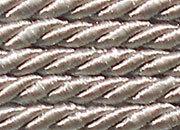 legatoria Cordone a 3 capi ritorto, spessore 7mm Grigna, tinta unita, Cordoncino ideale per abbellimenti in campo sartoriale e il confezionamento di bomboniere, men, libretti matrimonio. Prodotto italiano, MADE IN ITALY.