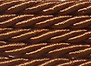 legatoria Cordoncino 2mm, MARRONE MEDIO a 3 capi, spessore 2 mm, doppio ritorto, in poliestere. Cordoncino ideale per abbellimenti in campo cartotecnico e per il confezionamento di men, libretti matrimonio, bomboniere. .