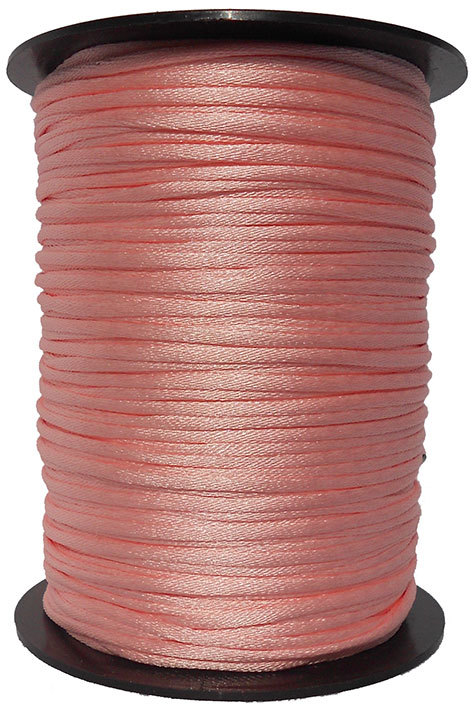 legatoria Cordoncino coda di topo, spessore 2,5mm Rosa confetto, tinta unita. Prodotto italiano, MADE IN ITALY.