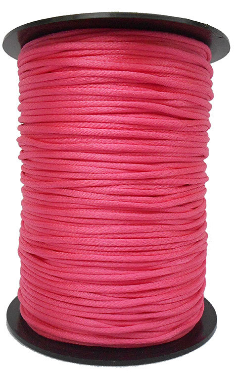 legatoria Cordoncino coda di topo, spessore 2,5mm Geranio, tinta unita. Prodotto italiano, MADE IN ITALY.