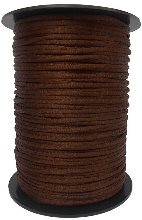 legatoria Cordoncino coda di topo, spessore 2,5mm Caff, tinta unita. Prodotto italiano, MADE IN ITALY.