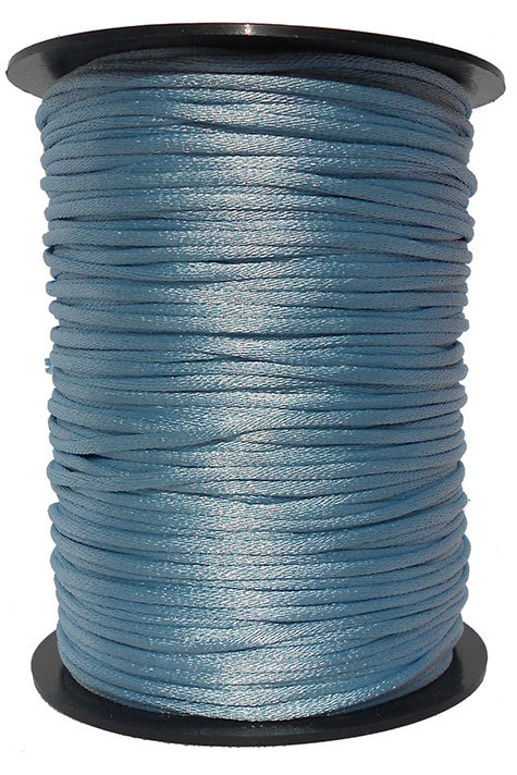 legatoria Cordoncino coda di topo, spessore 2,5mm Cielo, tinta unita. Prodotto italiano, MADE IN ITALY.