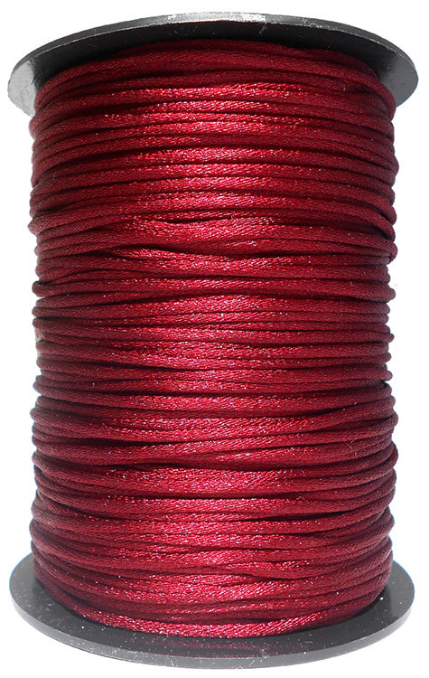 legatoria Cordoncino coda di topo, spessore 2,5mm Bordeaux, tinta unita. Prodotto italiano, MADE IN ITALY.
