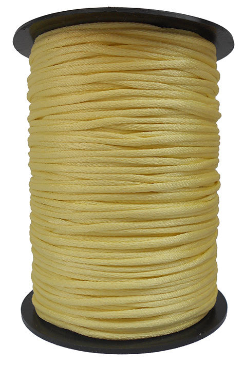 legatoria Cordoncino coda di topo, spessore 2,5mm Giallino, tinta unita. Prodotto italiano, MADE IN ITALY.
