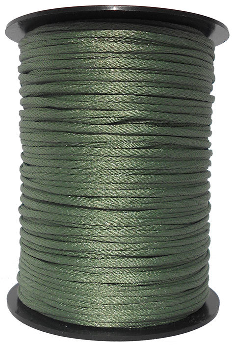 legatoria Cordoncino coda di topo, spessore 2,5mm Verde salvia, tinta unita. Prodotto italiano, MADE IN ITALY.