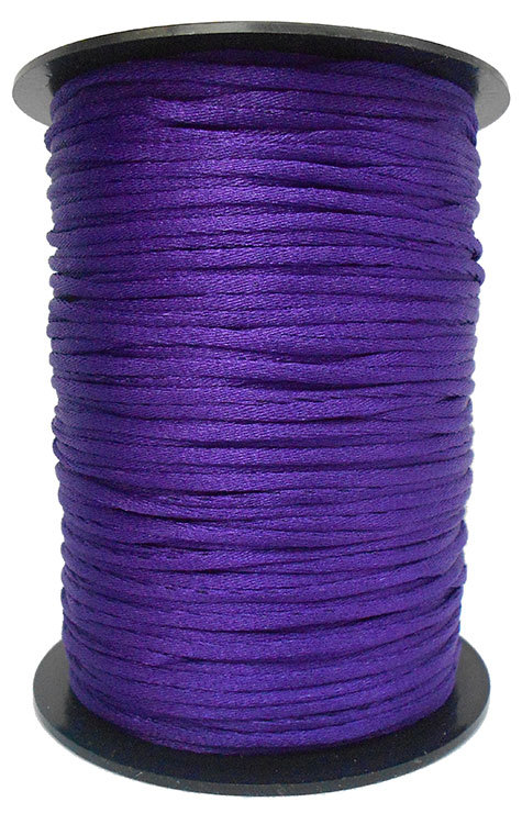 legatoria Cordoncino coda di topo, spessore 2,5mm Viola, tinta unita. Prodotto italiano, MADE IN ITALY.