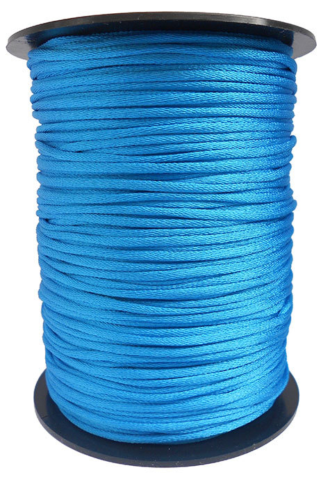 legatoria Cordoncino coda di topo, spessore 2,5mm Turchese, tinta unita. Prodotto italiano, MADE IN ITALY.