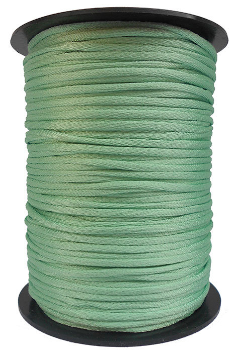 legatoria Cordoncino coda di topo, spessore 2,5mm Verde acqua, tinta unita. Prodotto italiano, MADE IN ITALY.
