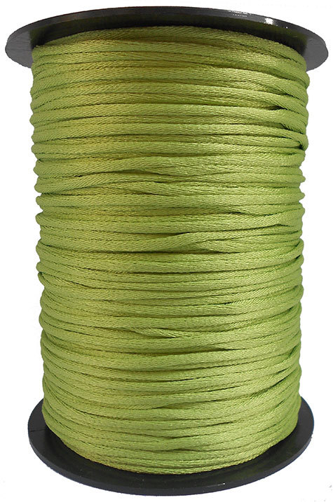 legatoria Cordoncino coda di topo, spessore 2,5mm Verde pistacchio, tinta unita. Prodotto italiano, MADE IN ITALY.