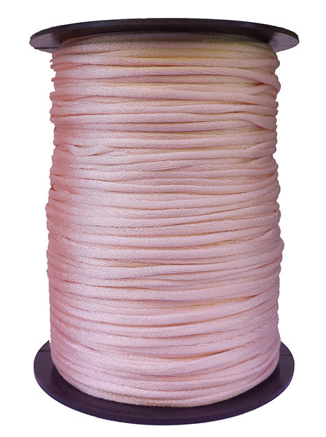 legatoria Cordoncino coda di topo, spessore 2,5mm Rosa baby, tinta unita. Prodotto italiano, MADE IN ITALY.