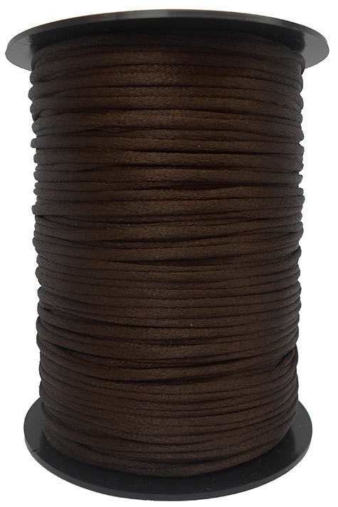 legatoria Cordoncino coda di topo, spessore 2,5mm Testa di moro, tinta unita. Prodotto italiano, MADE IN ITALY.