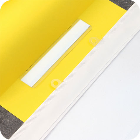 legatoria File Strip, Striscia perforata autoadesiva per archiviazione a 2 buchi, 122x24mm BIANCO, in PVC rigido, lunghezza 122mm, interasse fori 80mm.