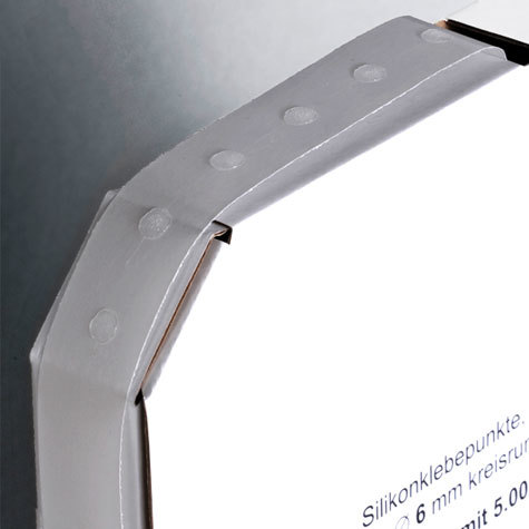 legatoria Gocce di colla, removibili, 6mm diametro 6mm, in scatola dispenser.