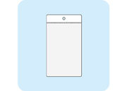 legatoria Busta a U. foro. 52x100mm TRASPARENTE, con lato sporgente e con foro da 3mm per lappensione, in PVC morbido da 180 micron, aperta sul lato corto. Contiene fogli formato A8 (52x100mm). Formato esterno (61x124mm). Senza patella di chiusura LEG2055