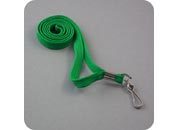 legatoria Cordoncino portabadge, daCollo, aGancioRotante, VERDE con gancio metallico rotante, cordoncino largo 1cm, lunghezza aperto 90cm leg2064
