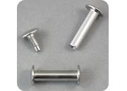 legatoria Vite sepolta ad incastro, 20mm NICHELATA.Per rilegatura. Lunghezza mm 20, testa diametro 10mm, fusto le due teste terminali sono lisce. Per lunghezza, si intende la distanza INTERNA tra le due teste, che corrisponde allo spessore del volume da rilegare.