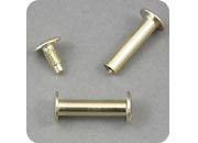 legatoria Vite sepolta ad incastro, 20mm OTTONATA.Per rilegatura. Lunghezza mm 20, testa diametro 10mm, fusto le due teste terminali sono lisce. Per lunghezza, si intende la distanza INTERNA tra le due teste, che corrisponde allo spessore del volume da rilegare.