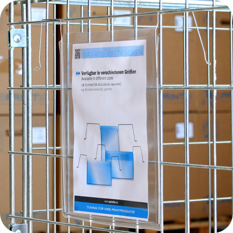 legatoria Busta rinforzata. A5 lato corto TRASPARENTE, in PVC flessibile 140 micron, senza patella di chiusura, per formato A5 (148x210mm).